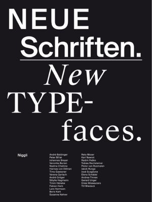 Neue Schriften. New Typefaces.